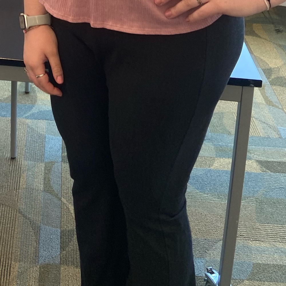 Old Navy Dark Gray Pixie Flare Pants